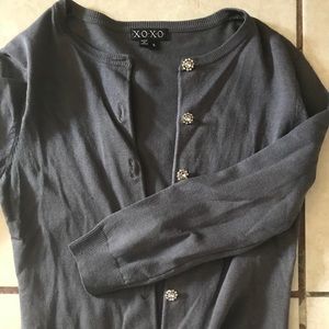 Knitted top flowers as buttons. Fit size Small